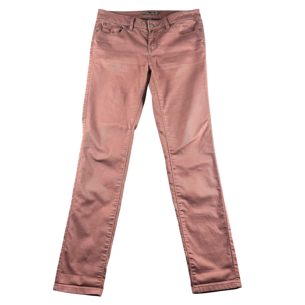 Prana Kara Jeans Womens 6/28 Mauve Pink Organic Cotton Straight Leg Pant Regular
